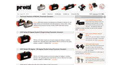 Desktop Screenshot of pneumaticactuators.info