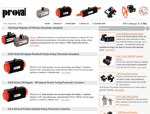 Tablet Screenshot of pneumaticactuators.info